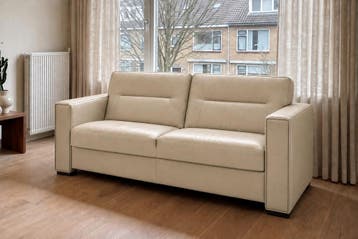Bankstel Purmerend - 2 zits banken - Beige, Nieuw, Stof