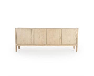 Dressoir Harvey 200x40cm - naturel | Eleonora, Ophalen of Verzenden, Nieuw