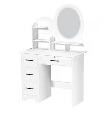 Elegante Make-uptafel – 4 Laden, Spiegel en Extra Opbergruim, Verzenden, Nieuw