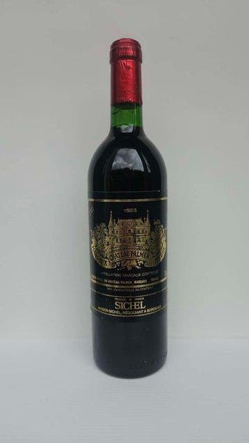 1983 Château Palmer - Bordeaux, Margaux 3ème Grand Cru, Nieuw