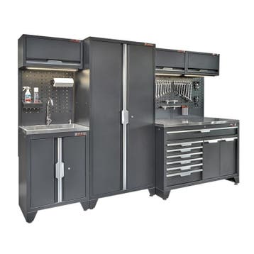 Gereedschapskasten set wandlengte 295,5 cm, hoge tweedeurs, Ophalen of Verzenden, Nieuw