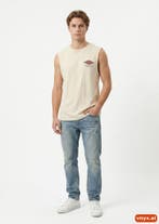 Quiksilver Tanktops Heren maat M Beige Vintage, Ophalen of Verzenden, Nieuw, Quiksilver