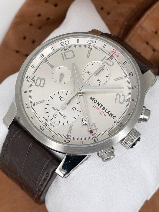 Montblanc - Timewalker Chronovoyager Automatic UTC - 107065, Sieraden, Tassen en Uiterlijk, Horloges | Heren