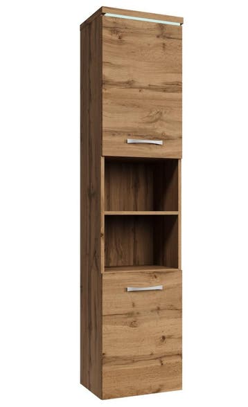 Badkamerkast Paso 35 x 35 x 160 cm Eiken Kolomkast, Verzenden, Nieuw, (Half)hoge kast