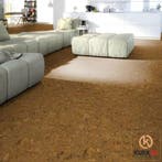 Gelakte plak kurkvloer - Twist - 60 x 30 cm - Per m², Ophalen of Verzenden, Nieuw