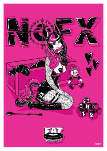 Posters - Poster NOFX - Fat, Verzenden, Zo goed als nieuw