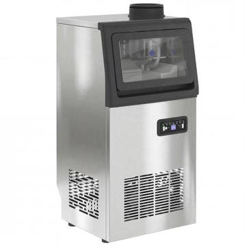Commerciële IJsmachine, 45 Kg/24 Uur, Roestvrij Staal, Inbou, Verzenden, Nieuw