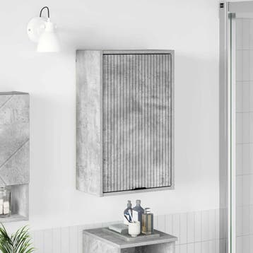 vidaXL Badkamer Kast Wandgemonteerd Beton Grijs 39 x 23,5 x, Verzenden, Nieuw