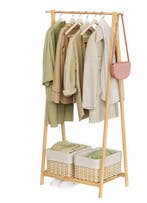 Bamboe Kledingrek met Schoenenplank – Vrijstaand Organizer, Verzenden, Nieuw