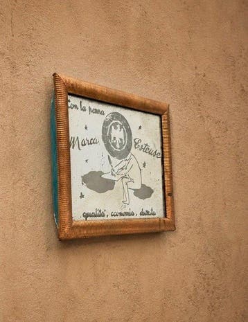 Verlichte reclamebord voor op de toonbank Penna Marca