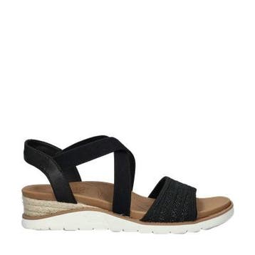 Skechers Beach Kiss Arch Fit sandalen voor dames, Skechers, Verzenden, Zwart, Nieuw