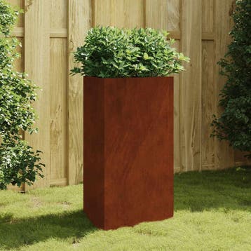 vidaXL Plantenbak 50x43x75 cm cortenstaal, Verzenden, Nieuw, Metaal, Minder dan 60 cm