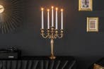 Kandelaar MODERN BAROK 40cm goud 5-armige kroonluchter, Ophalen of Verzenden, Nieuw