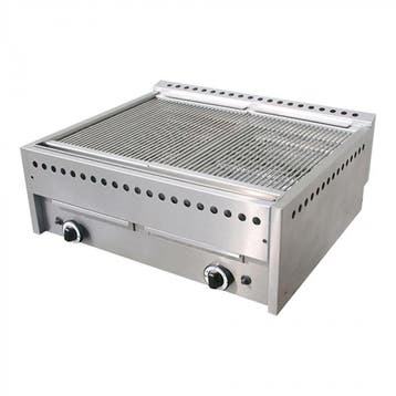 Lavasteen grill | Gas | 78x68x(h)33cm CaterChef, Zakelijke goederen, Horeca | Keukenapparatuur, Verzenden, Nieuw in verpakking