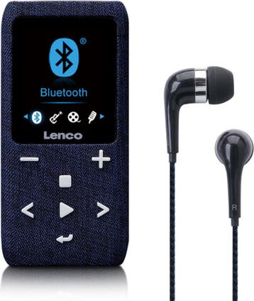 Lenco Xemio-861BU - MP3-speler met Bluetooth® en 8 GB micro, Verzenden, Zo goed als nieuw