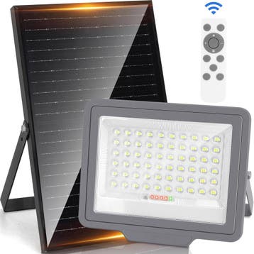 Aigostar - Ledspot op zonne-energie voor buiten met afstands, Verzenden, Zo goed als nieuw