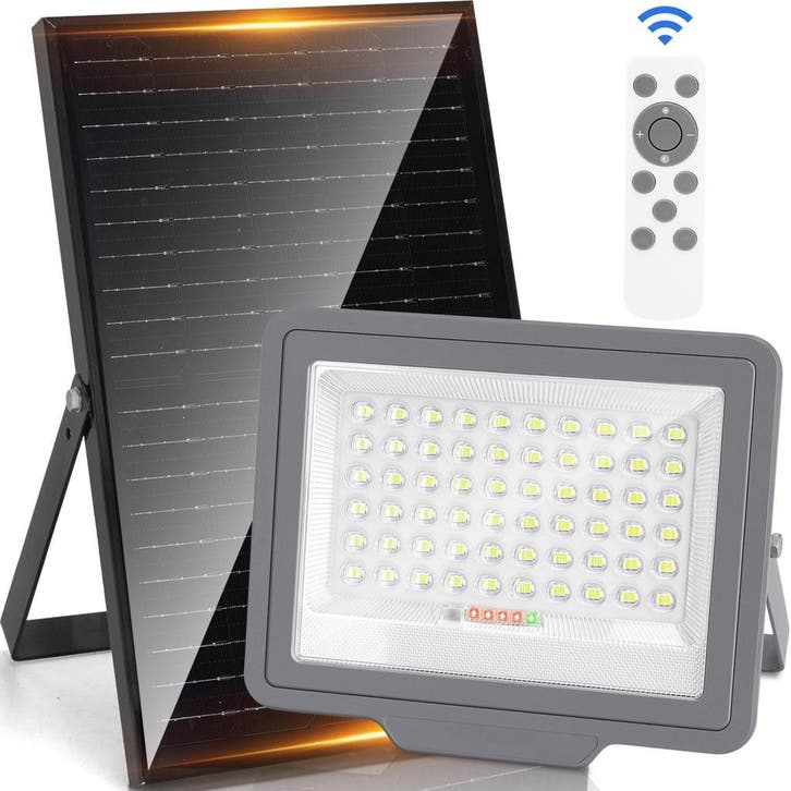 Aigostar - Ledspot op zonne-energie voor buiten met afstands, Huis en Inrichting, Woonaccessoires | Overige, Zo goed als nieuw
