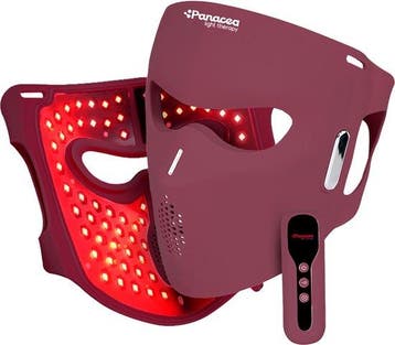 2dekans | Panacea Aurora LED Gezichtsmasker - Rood Licht &, Ophalen of Verzenden, Zo goed als nieuw