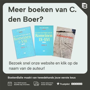 de brief van Paulus aan de Romeinen I-VIII 1 - C. den Boer, Boeken, Verzenden, Gelezen, C. den Boer