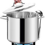 Professionele Stockpot 15L RVS | 68% Korting | Tweedekansje, Ophalen of Verzenden, Nieuw