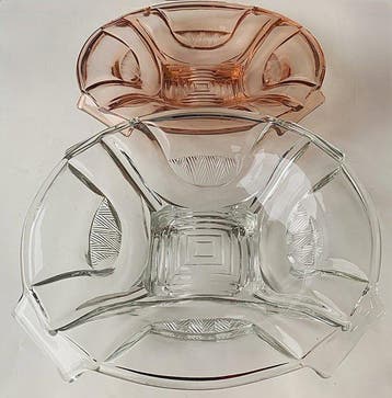 Walther Glas - Schaal (2) - model Sigrid - persglas - Art