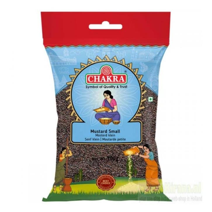 Mosterdzaad Klein (Mustard Seeds Small) Chakra - 100 g, Huis en Inrichting, Keuken | Keukenbenodigdheden, Ophalen of Verzenden