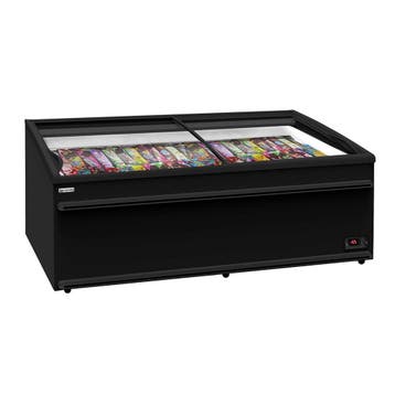 GGM Gastro | Vrieseiland - 2506x858mm - 594 liter - 2 glazen, Verzenden, Nieuw, Inbouw