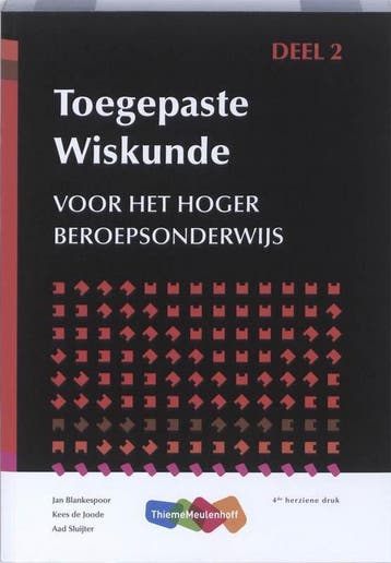9789006952285 Toegepaste wiskund 2 | Tweedehands, Boeken, Verzenden, Zo goed als nieuw, J.H. Blankespoor