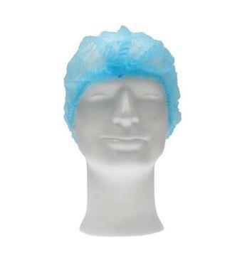 Haarnet Non-Woven Blauw Medium 50 cm | Bouffant Cap Wegwerp, Verzenden, Nieuw