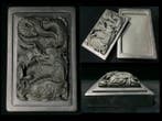 Japanese - Beeld, Dragon / Suzuri / Calligraphy Ink Stone /, Antiek en Kunst