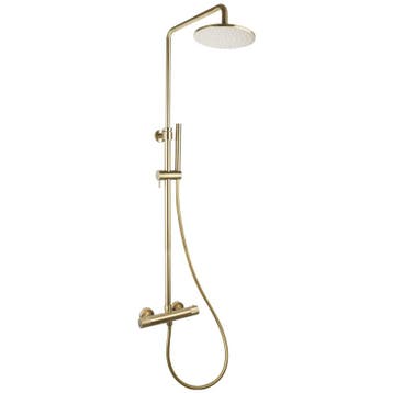 Sani Royal Opbouw Regendouche met Thermostaatkraan Goud, Nieuw