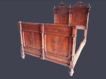 Bed - Hout - houten tweepersoonsbed