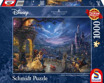 Disney Beauty and the Beast Puzzel (1000 stukjes) | Schmidt, Verzenden, Nieuw