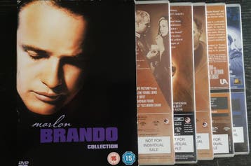 Marlon Brando - collection (5 disc)         Gratis verzenden, Cd's en Dvd's, Dvd's | Overige Dvd's, Vanaf 12 jaar, Verzenden, Zo goed als nieuw