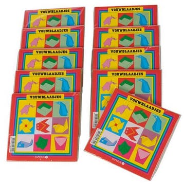 10 Pakjes vouwblaadjes 20X20cm 8943 van €38,99 voor €19,50, Ophalen of Verzenden, Nieuw