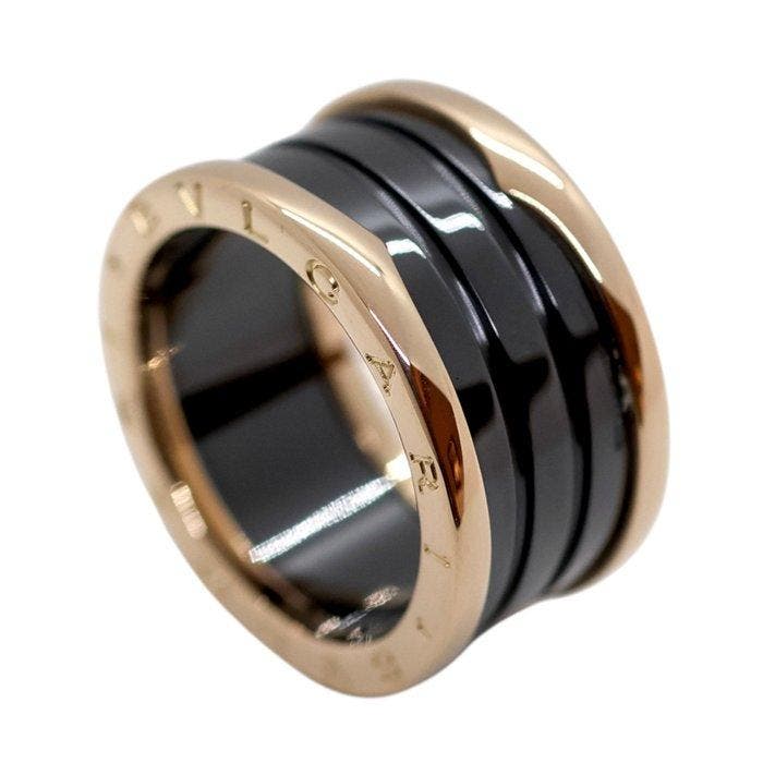 Bvlgari - Ring - B.zero 1 - 18 karaat Roségoud, Keramiek, Sieraden, Tassen en Uiterlijk, Ringen