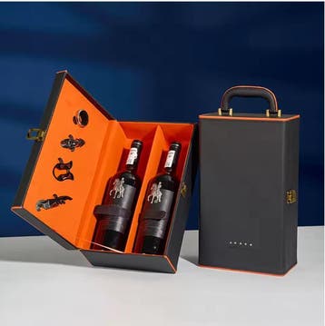 Wijn Cadeaubox 1 Fles – Luxe Geschenkdoos met Accessoires, Verzenden, Nieuw