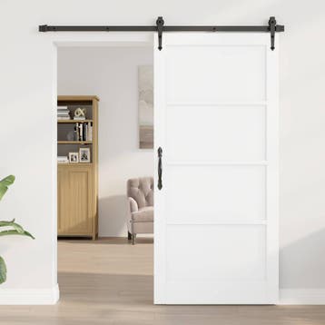 vidaXL Binnendeur 93 x 202 cm Multiplex Wit, Verzenden, Nieuw