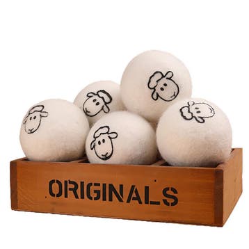 6 Drogerballen voor wasdrogers -Droger Ballen -Droogballen W, Verzenden, Nieuw