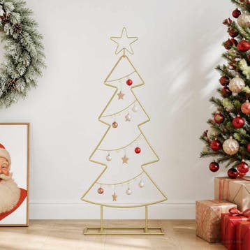 vidaXL Metalen kerstboom met standaard KUOPIO 90 cm Staal, Diversen, Verzenden, Nieuw