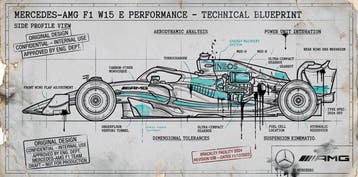 Artxlife - Confidential MERCEDES AMG F1 W15 Technical, Nieuw
