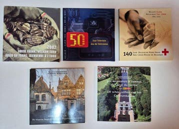 België. Year Set (BU) 2002/2007 (5 sets) (Zonder