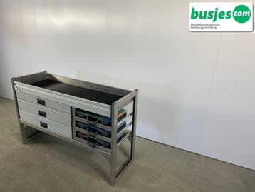 Aluca aluminium bedrijfswageninrichting gebruikt (nr 2516), Auto diversen, Ophalen of Verzenden