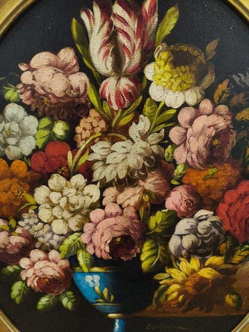 Escuela Barroca Europea (XX) - Vanitas Floral