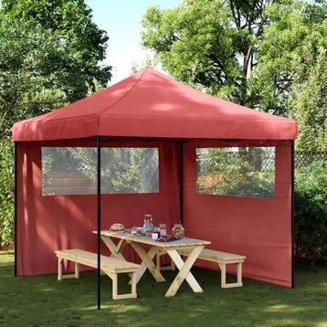 vidaXL Partytent inklapbaar pop-up met 2 zijwanden, Verzenden, Nieuw, Partytent