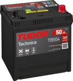Tudor Technica accu | TB504 | 12V 50Ah, Ophalen of Verzenden, Nieuw