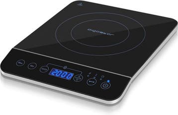 Inductie Kookplaat vrijstaand - Elektrische kookplaat - 2000, Verzenden, Zo goed als nieuw