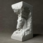Beeld, The Sealed Horse - 16 cm - Gips, Antiek en Kunst