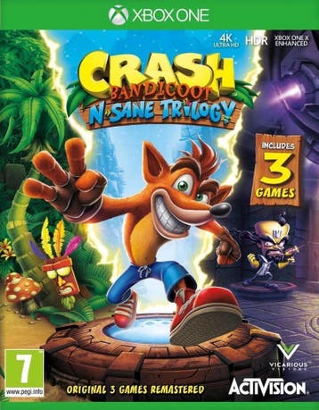 Crash Bandicoot - NSane Trilogy Remastered - Xbox One, Spelcomputers en Games, Verzenden, Nieuw