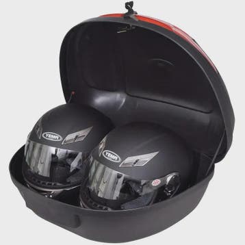 72L Motor Topcase: Waterdichte Bagagebox voor 2 Helmen - Uni, Verzenden, Nieuw